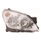Vauxhall Astra 2009-2013 Chrome Inner Halogen Head Lamp Unit Driver Side
